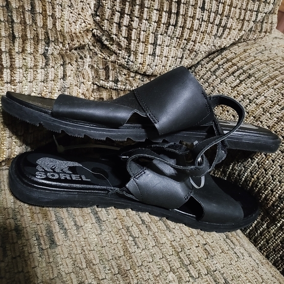Sorel Slingback Sandals Ella II Black Women's 7 Please Read - Picture 9 of 9